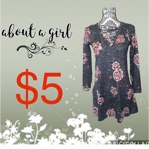 $5 add in item, “About a girl” Long sleeve top/dress